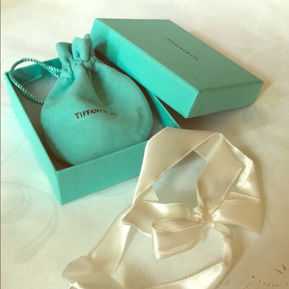 Tiffany &Co. 925 silver mesh Somerset ring